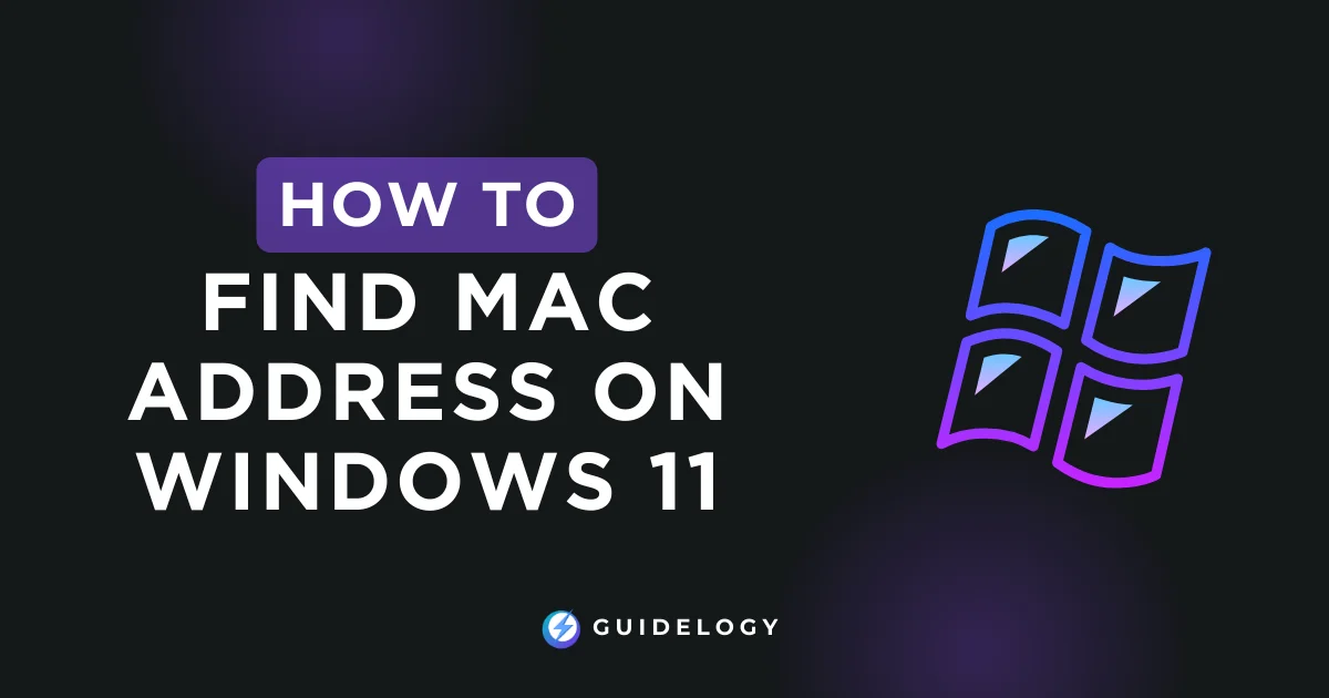 How to find Mac Address on Windows 11