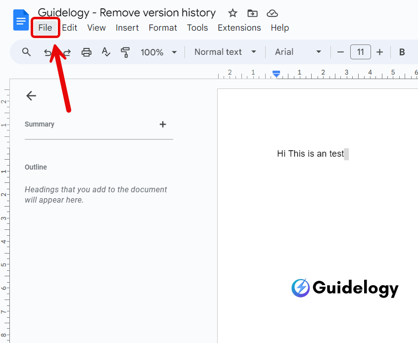 Delete Version History In Google Docs