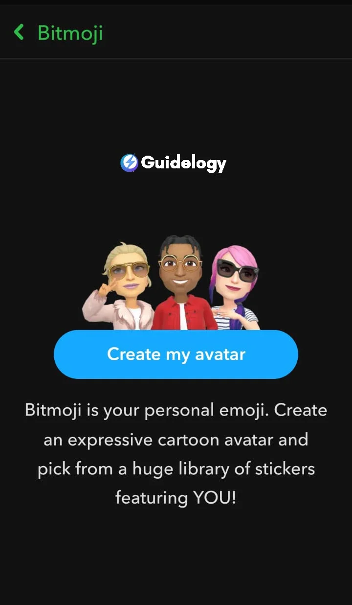 Change Bitmoji Gender on Snapchat
