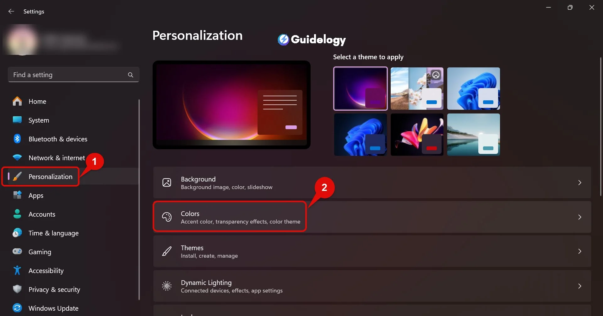 Change Taskbar Color in Windows 11