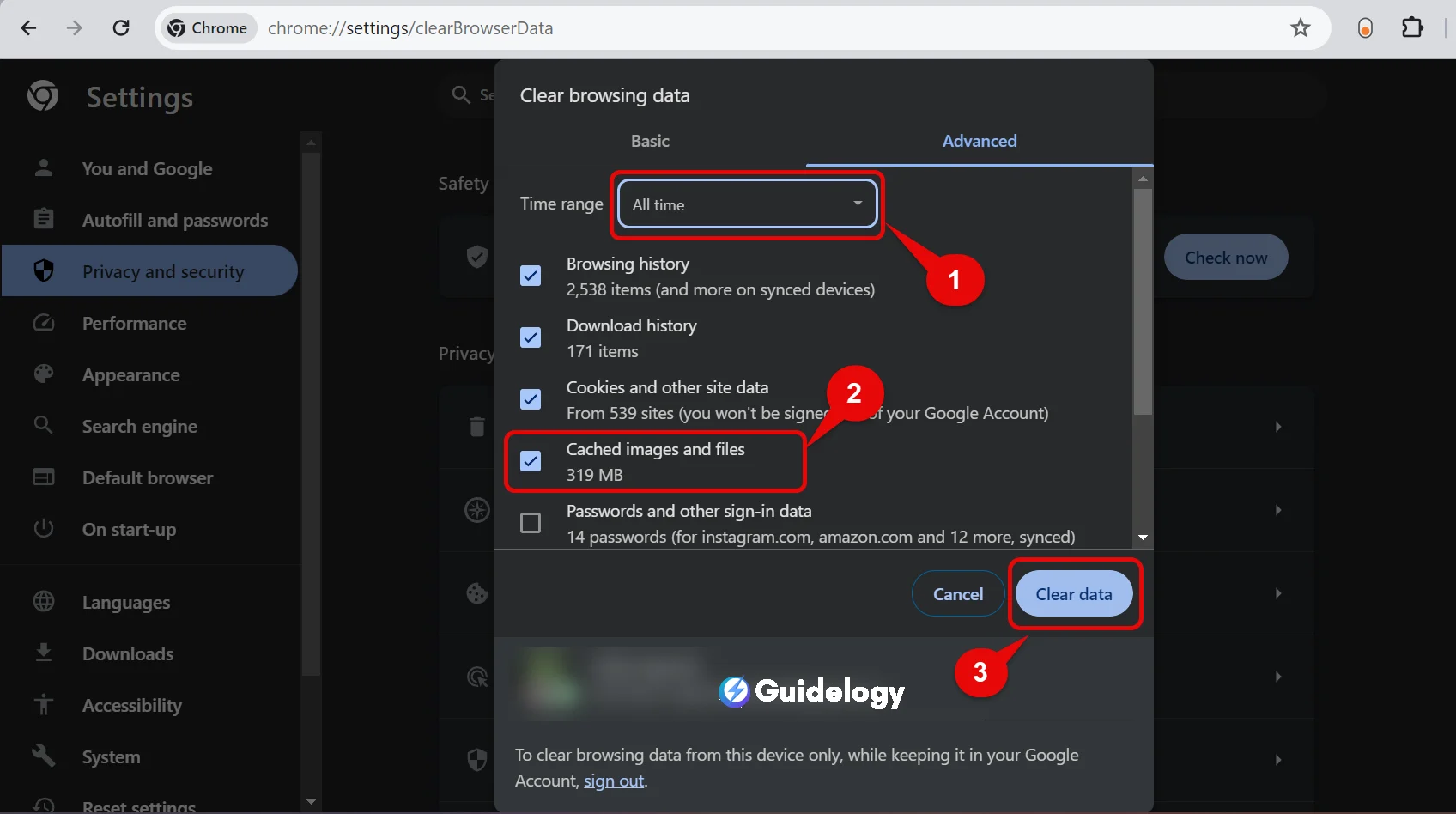 Clear Your YouTube Cache