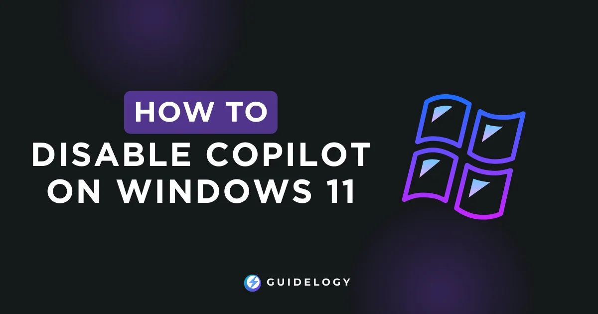 Disable Copilot On Windows 11