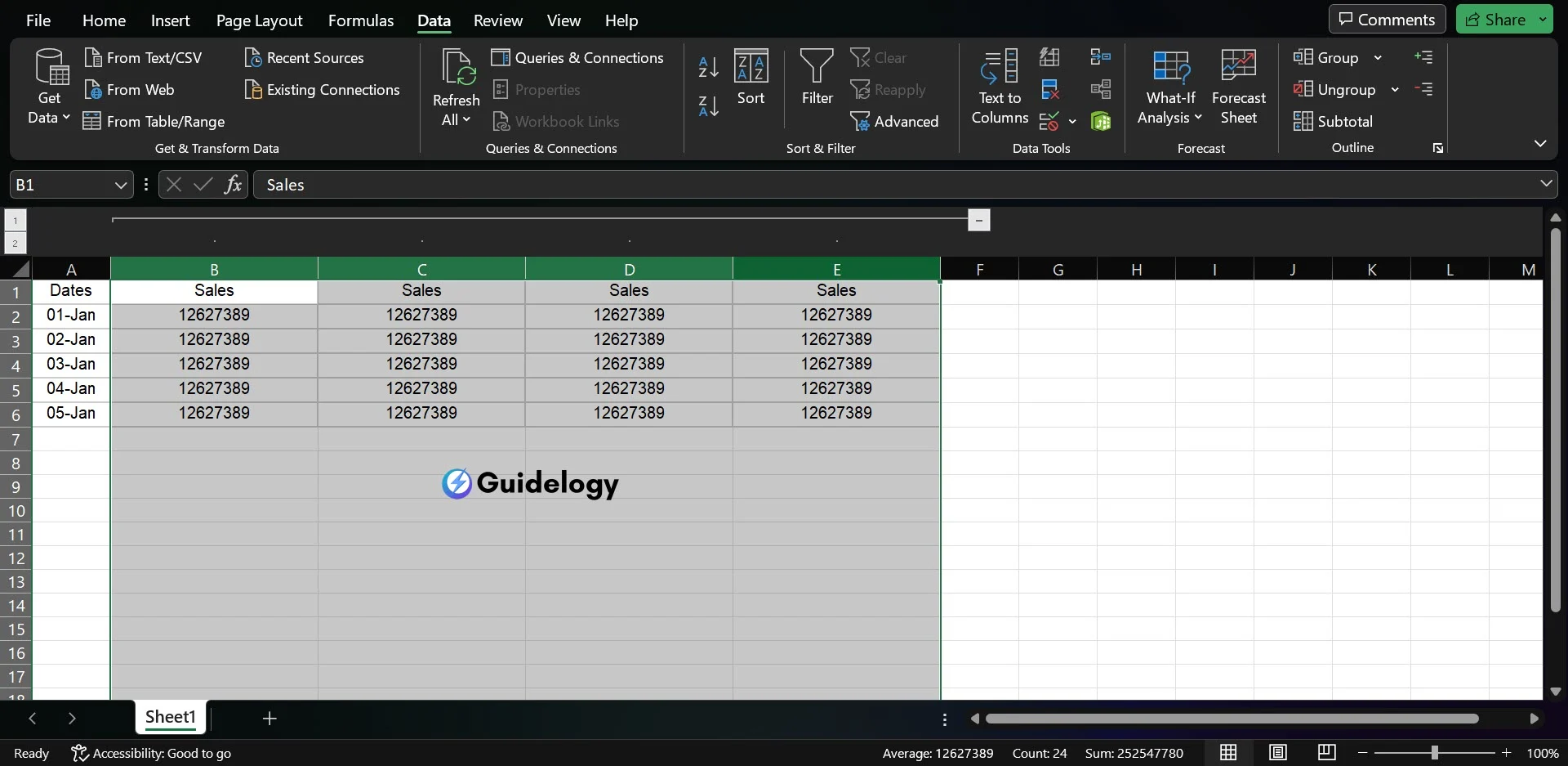 Group & Ungroup Columns in Excel