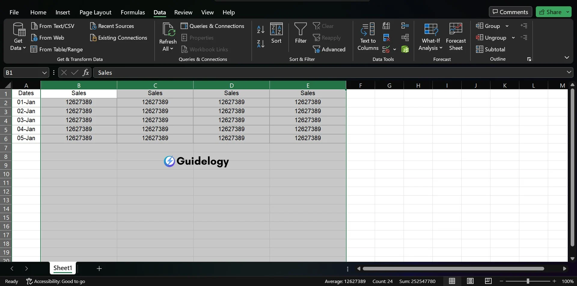 Group & Ungroup Columns in Excel
