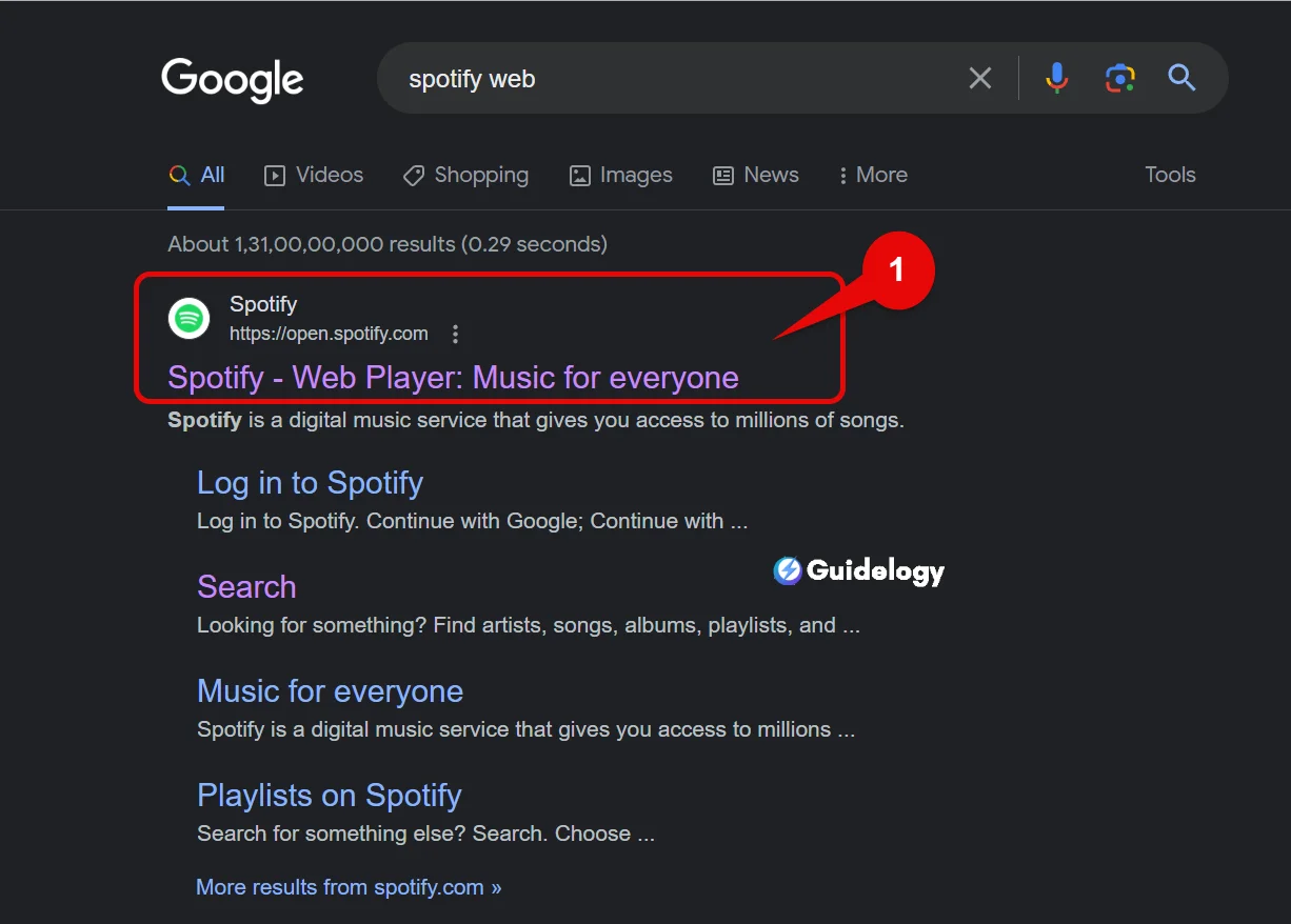 Spotify Web Player