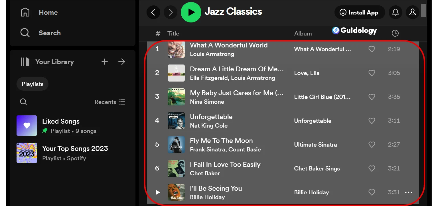 Select Multiple Songs On Spotify