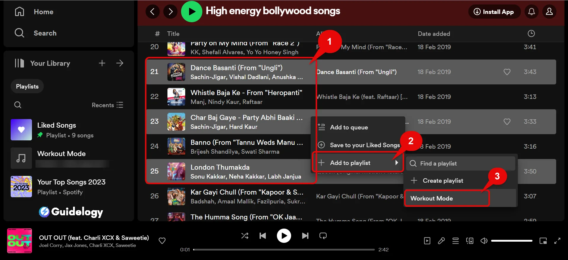 Spotify Web Player Features