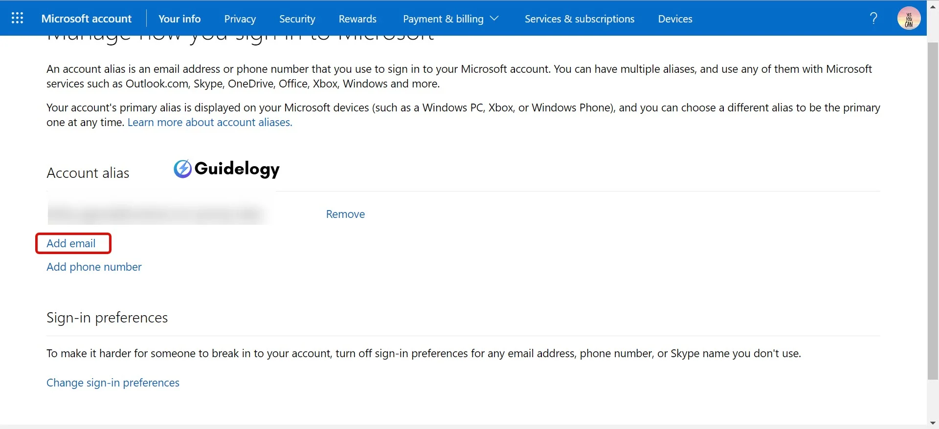 Change Administrator Email on Windows 11