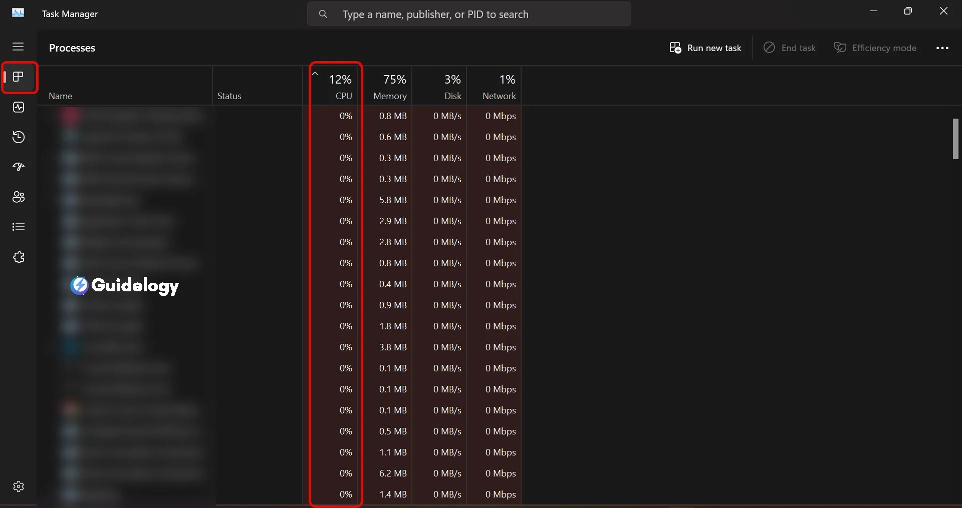 diagnose high CPU usage in Windows 11