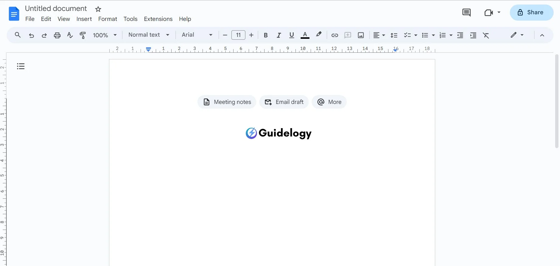 Make a Letterhead in Google Docs