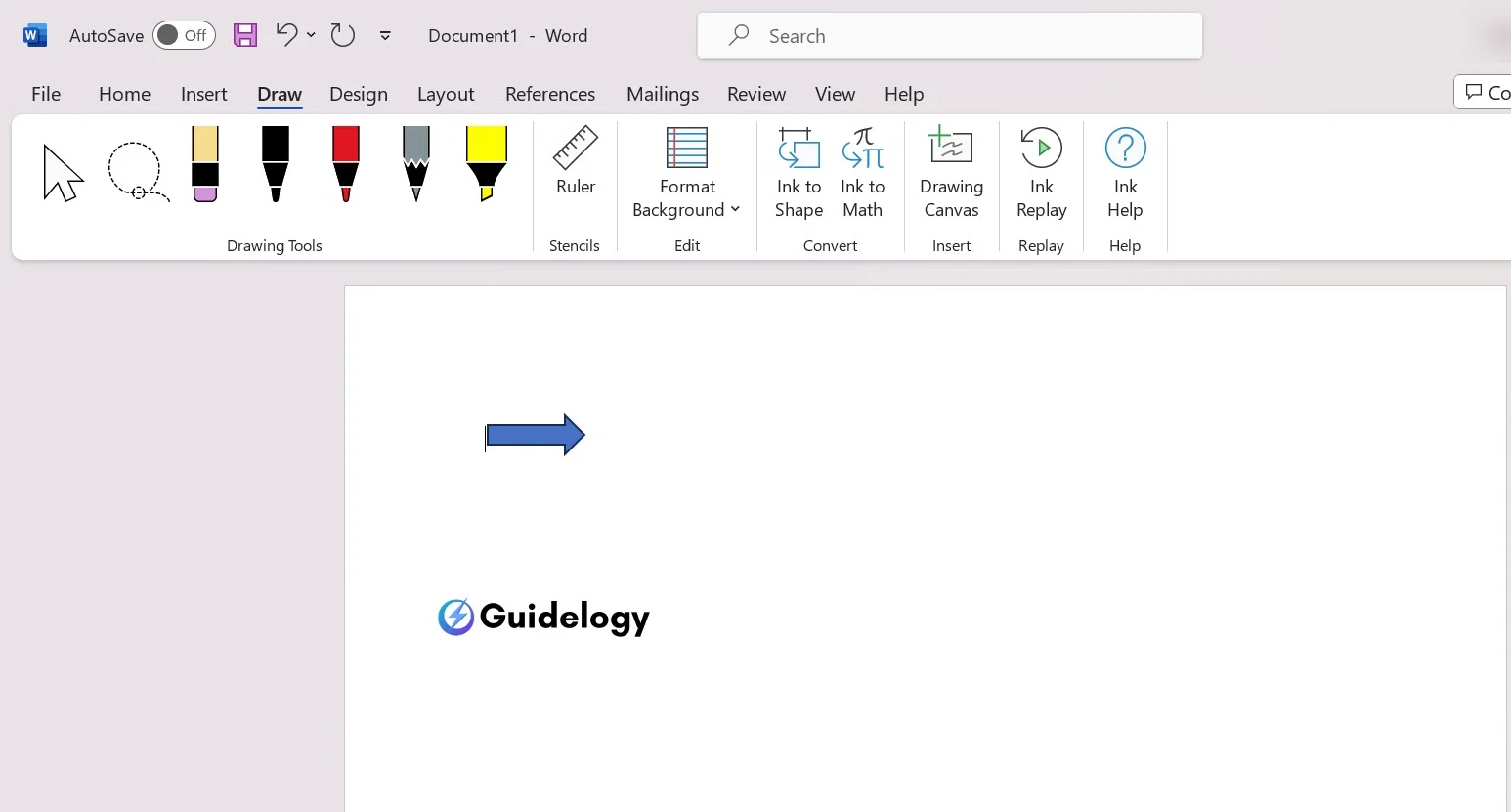 How To Draw in Microsoft Word