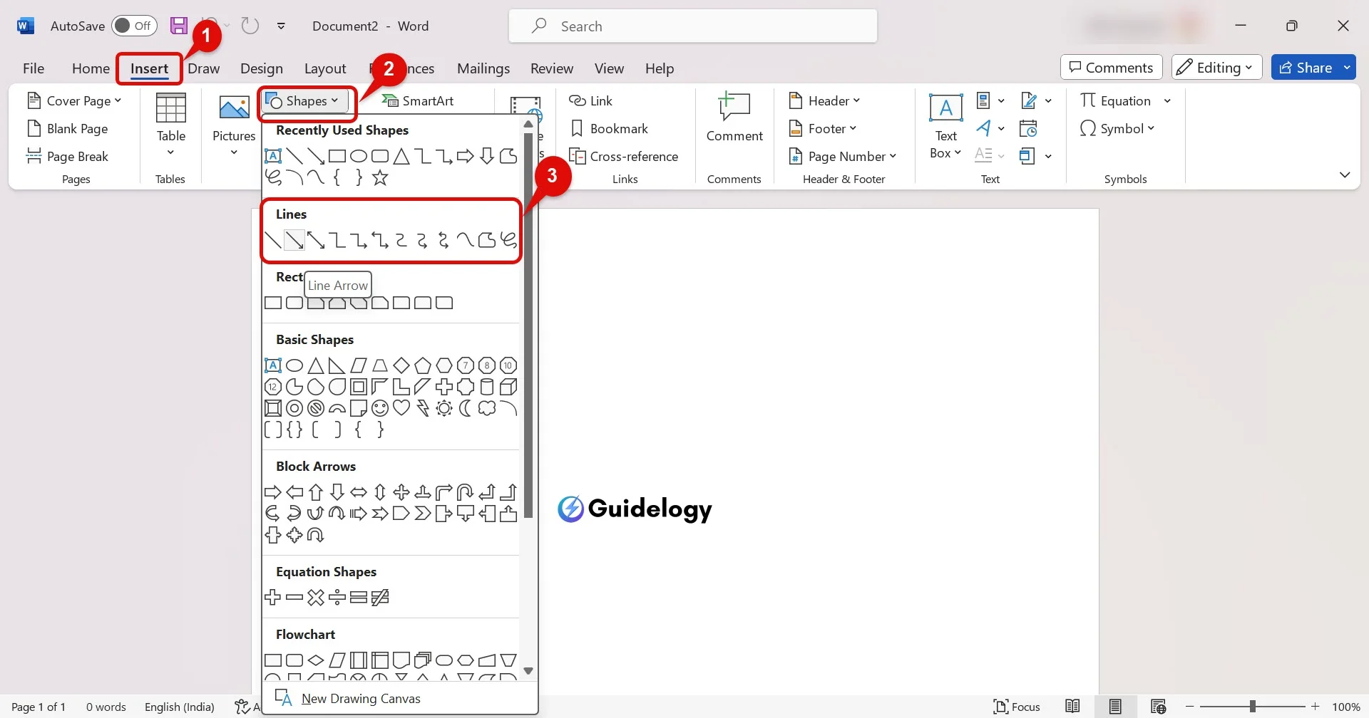 How To Draw in Microsoft Word