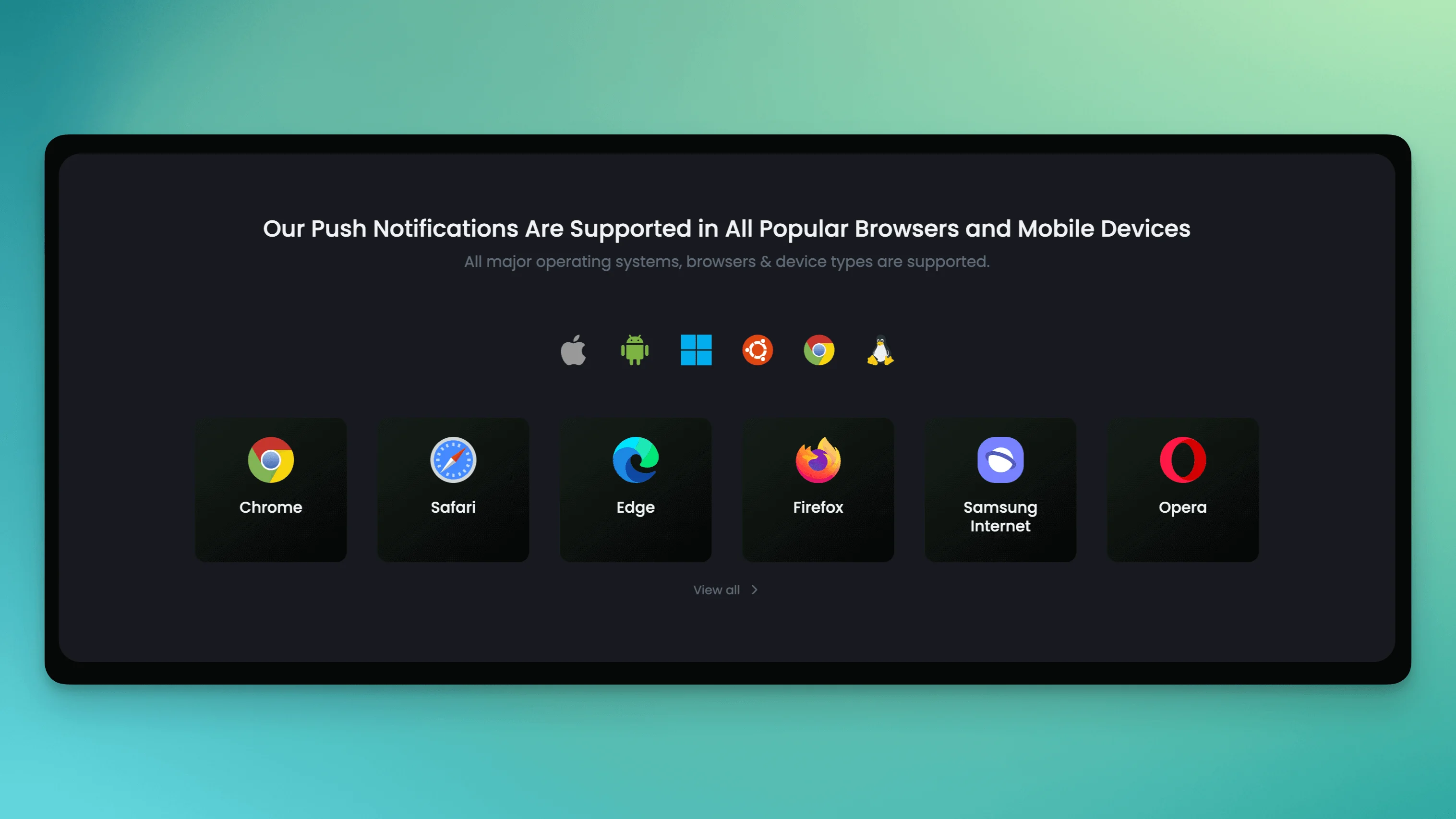 HeyPusher Web Push notifications Browsers