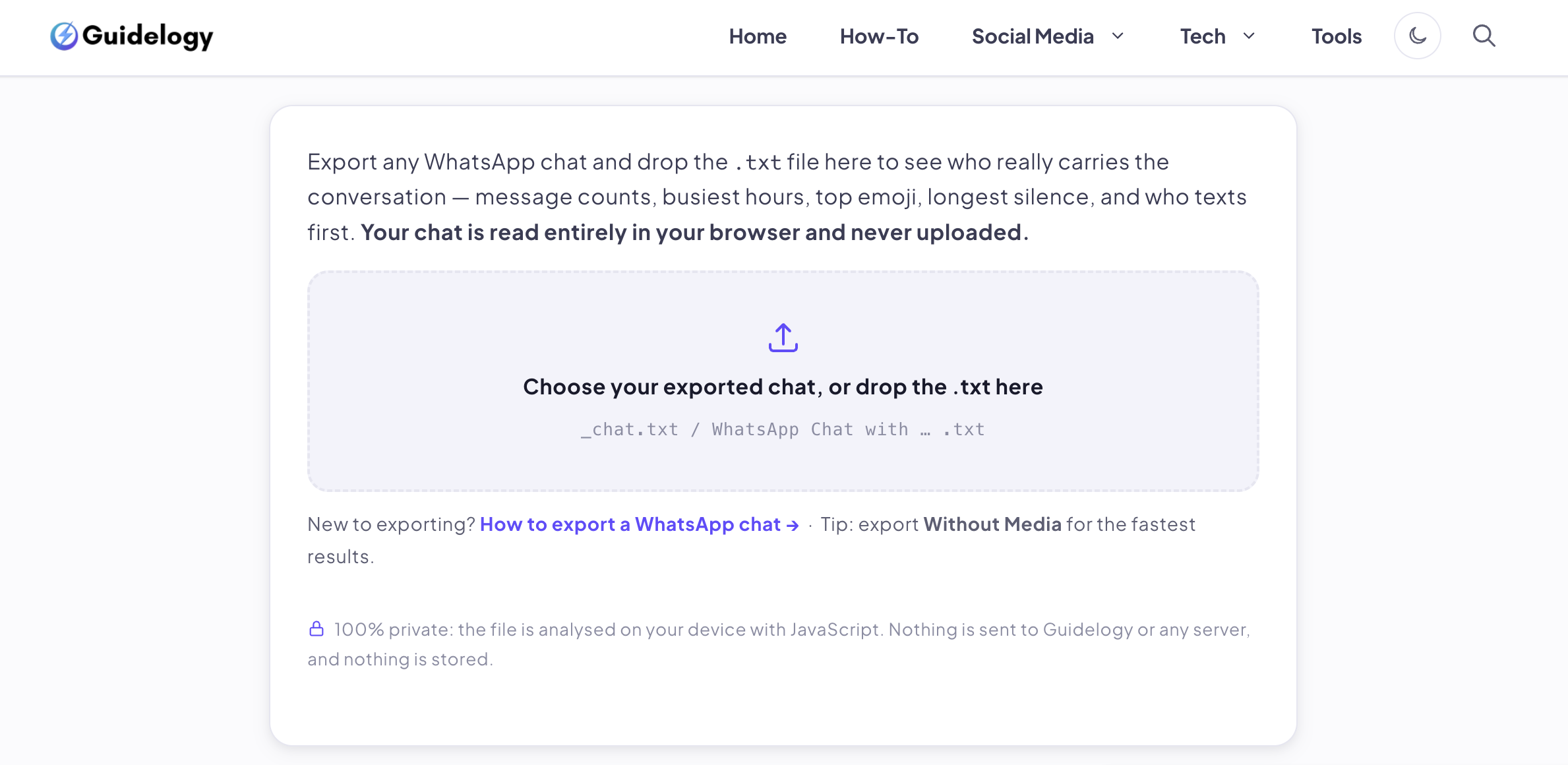 WhatsApp Chat Analyzer